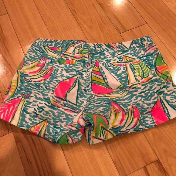 Lilly Pulitzer Ugotta regatta Adie shorts size 0 - Picture 4 of 4